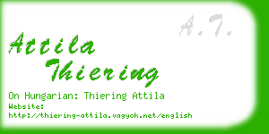 attila thiering business card